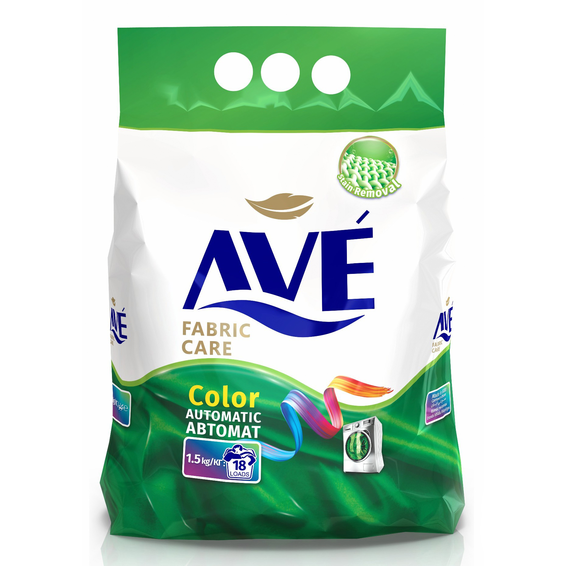 Стиральный порошок для цветных вещей Ave Color, 1.5кг