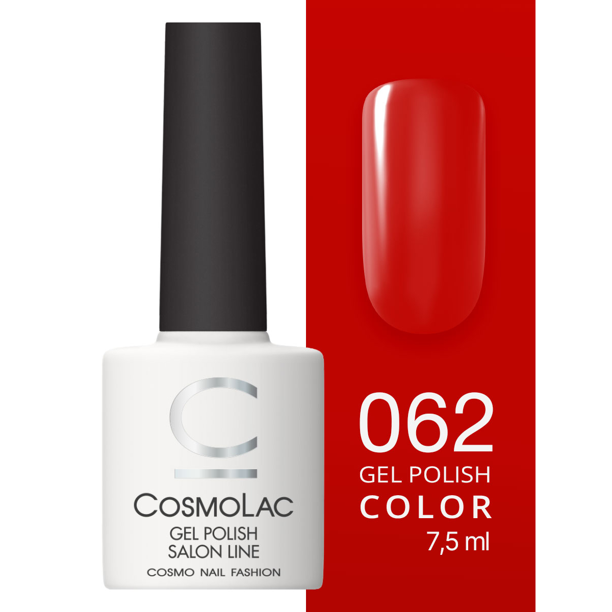 Гель-лак CosmoLac, N62 высокая шпилька, 7.5 мл