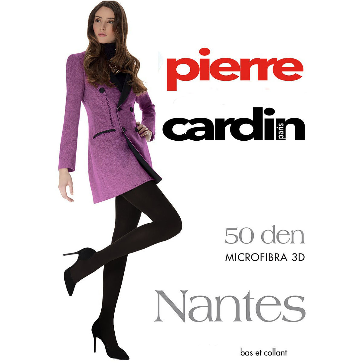 Колготки женские Pierre Cardin Nantes, 50 ден, размер: 2, цвет: caffe