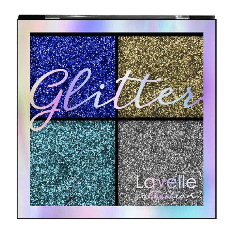 Тени для век Lavelle Glitter, тон: 01 королевская роскошь, 43г