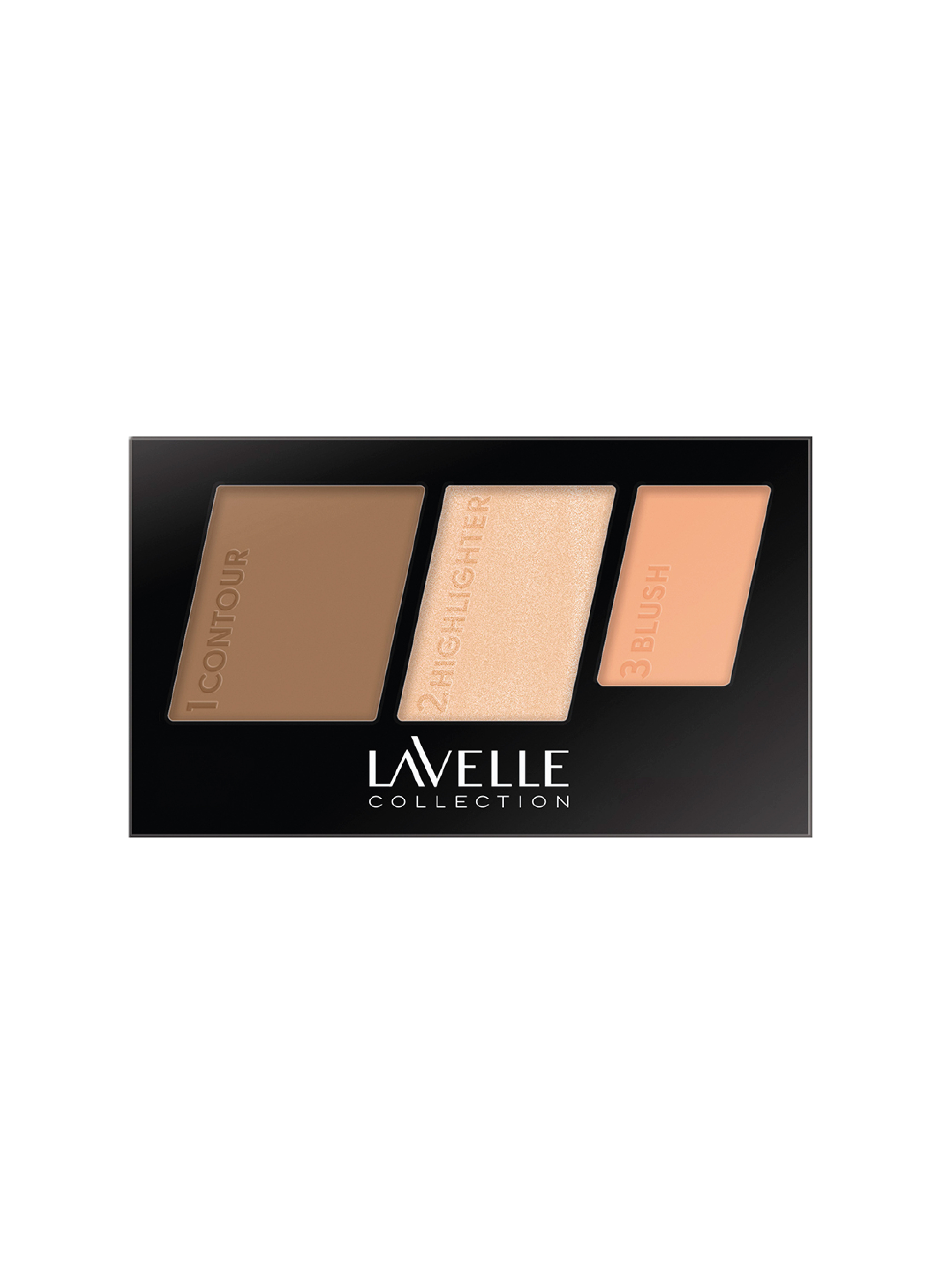 Палетка для контуринга Lavelle Фью Степс (Few Steps), тон: 02 peach beige, 12г