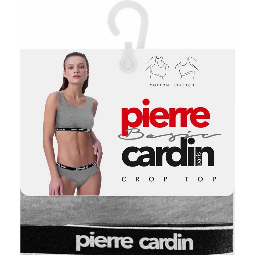 Топ женский Pierre Cardin, размер: 46-48, цвет: серый меланж