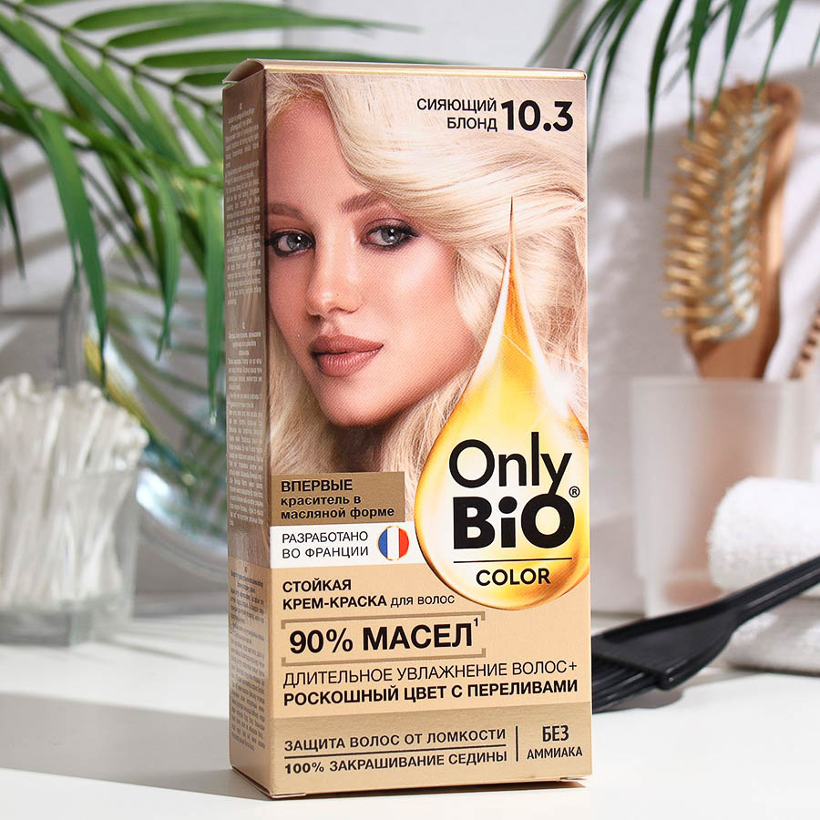 Крем-краска для волос Only Bio Color 10.3 Сияющий блонд, 115мл