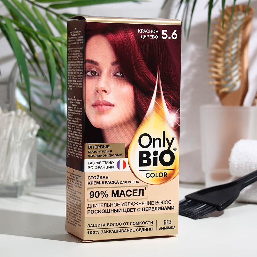 Крем-краска для волос Only Bio Color 5.6 Красное дерево, 115мл