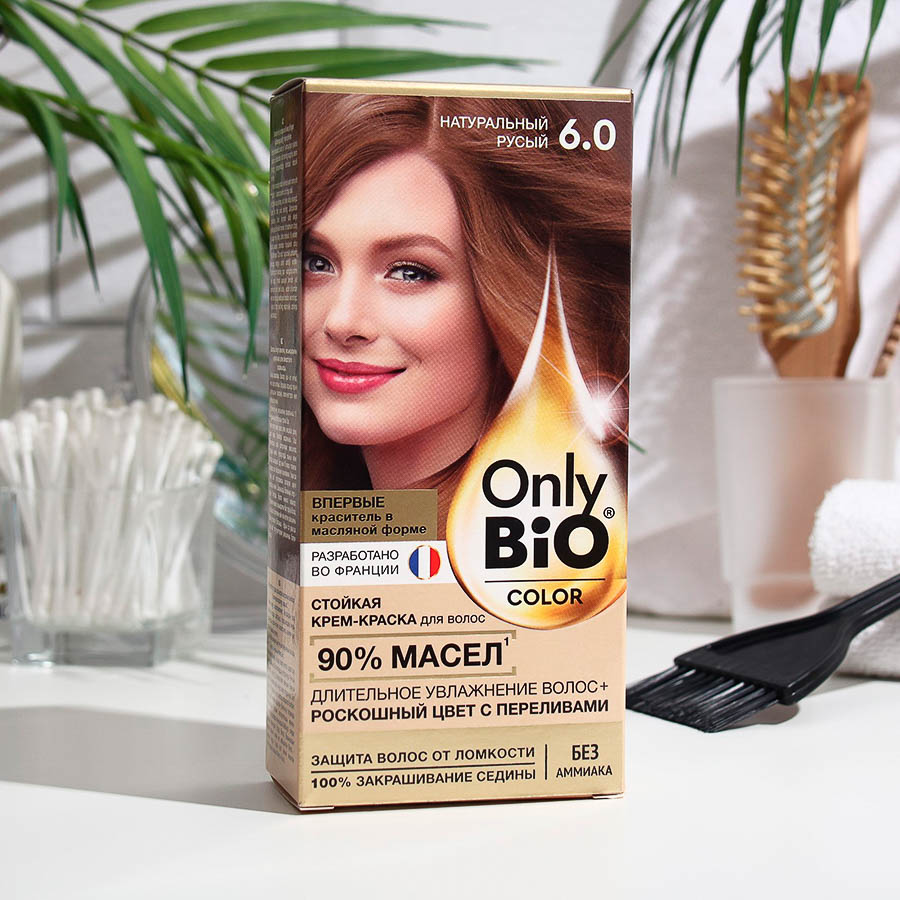 Крем-краска для волос Only Bio Color 6.0 Натуральный русый, 115мл