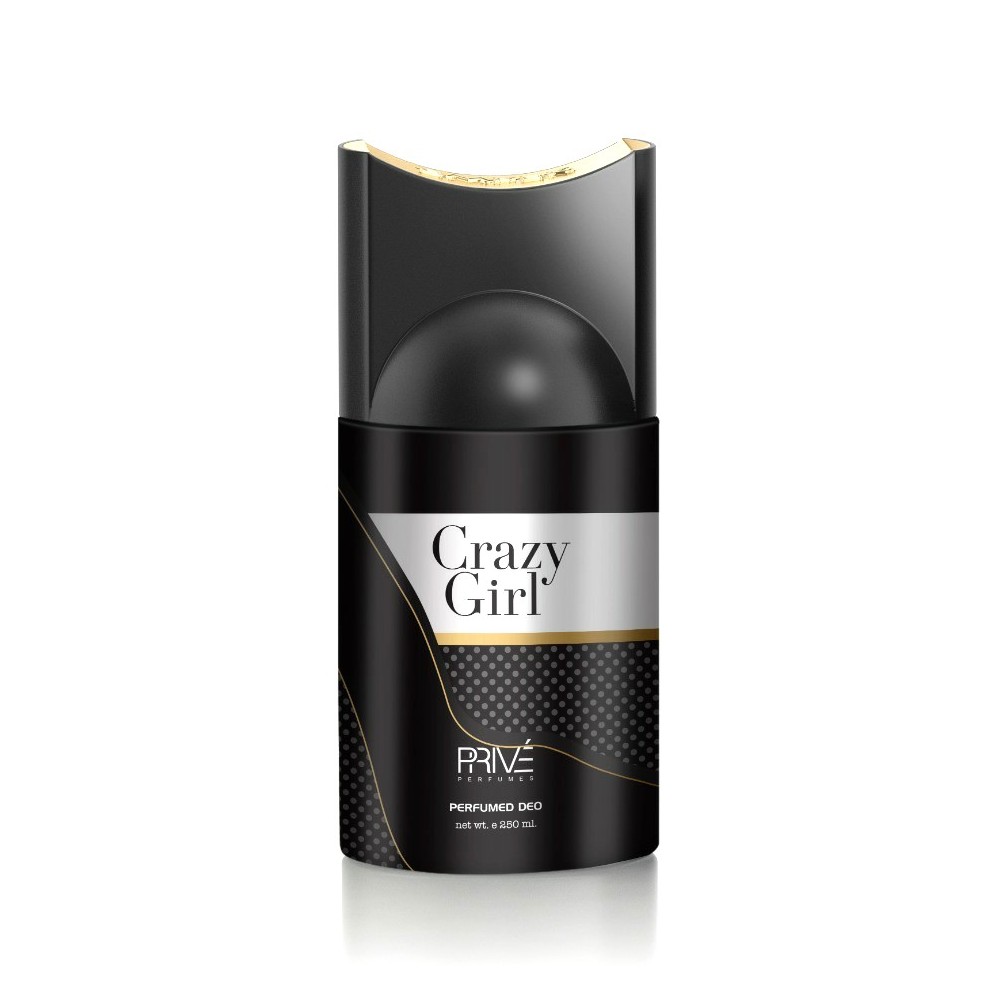 Дезодорант-спрей женский Prive Crazy Girl, 250мл