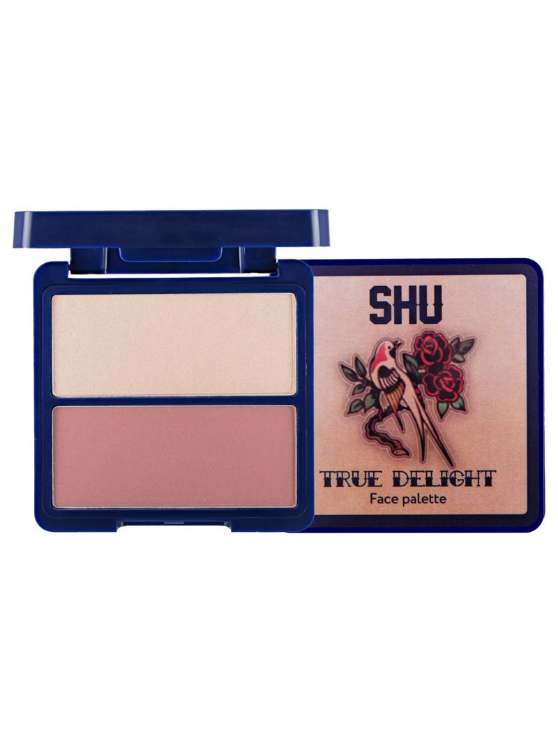 Палетка для лица Shu True Delight, тон: 332 светло-розовый, 10г