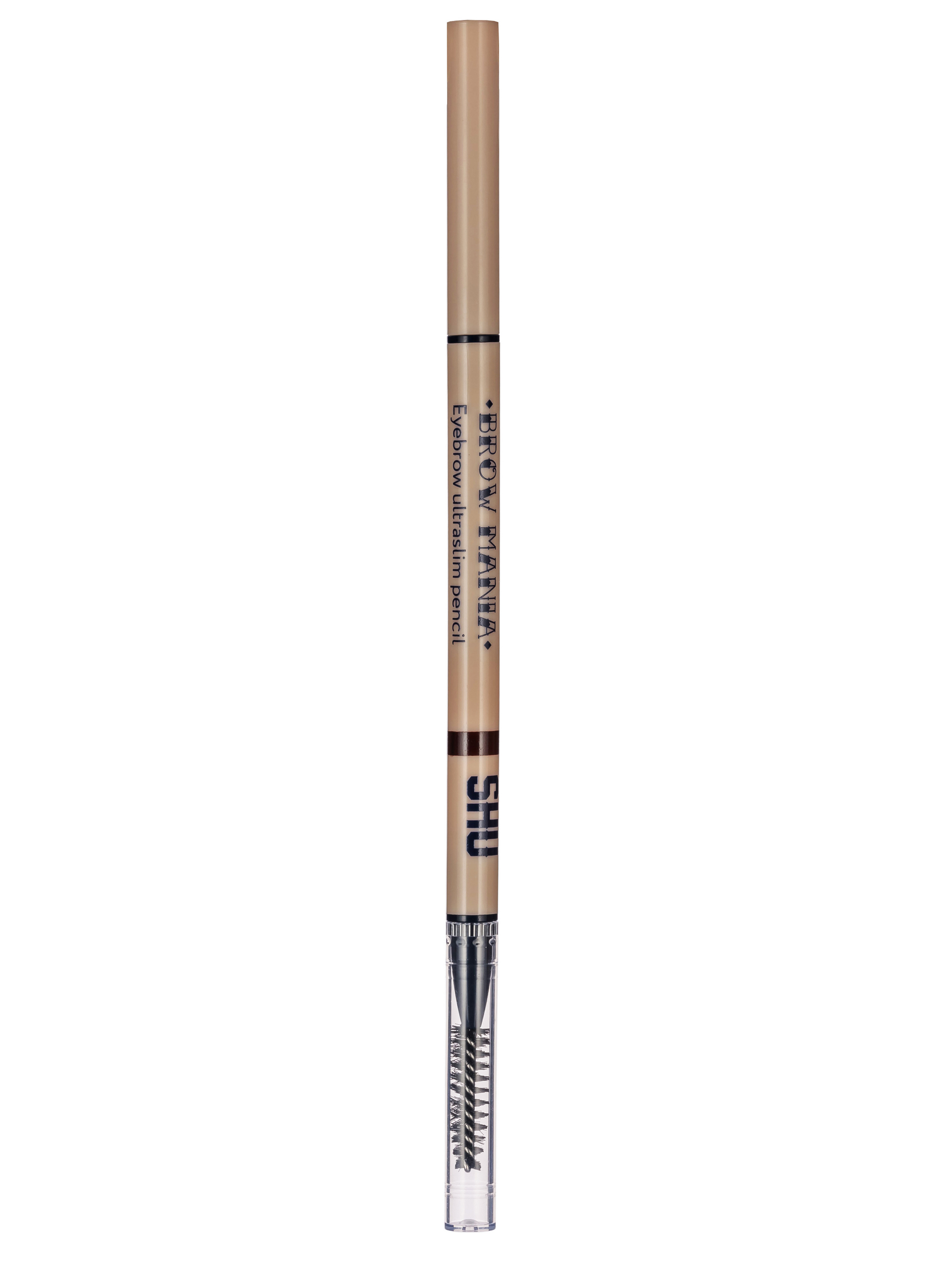 Карандаш для бровей Shu Brow Mania, ультратонкий, тон: N222 коричневый, 0.1г