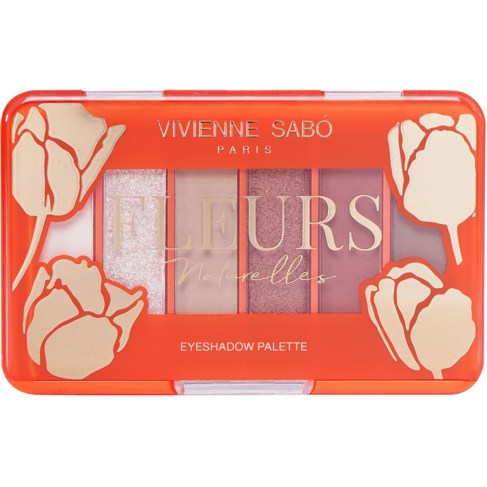 Палетка теней для век Vivienne Sabo Fleurs naturelles т.02 TULIPE