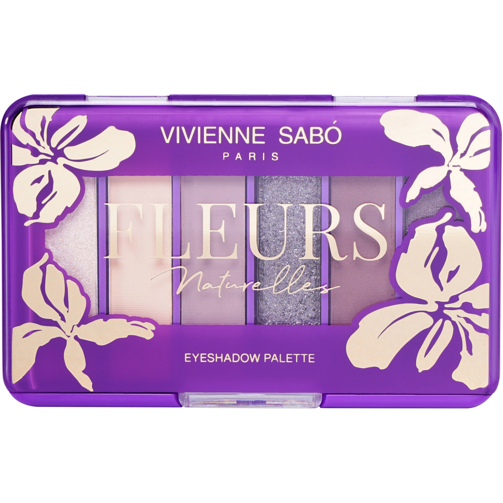 Палетка теней для век Vivienne Sabo Fleurs naturelles т.03 IRIS