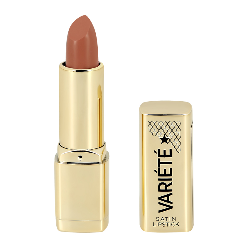 Губная помада Eveline Cosmetics Variete, сатиновая, тон: 10 темно-розовый, 21г