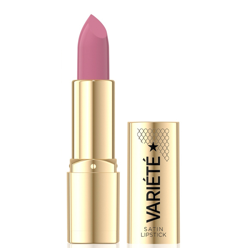 Помада для губ Eveline Cosmetics Variete, сатиновая, тон 14 темно-розовый, 4.1г