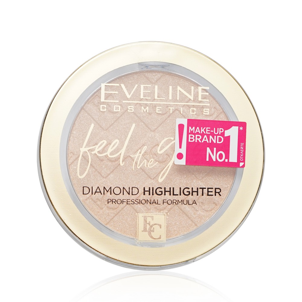 Хайлайтер для лица Eveline Feel the glow, тон: 20 gold luminous, 4.2г