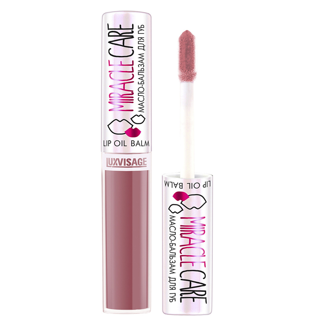Масло-бальзам для губ Luxvisage Miracle care, тон 101 powder rose, 5.5 мл