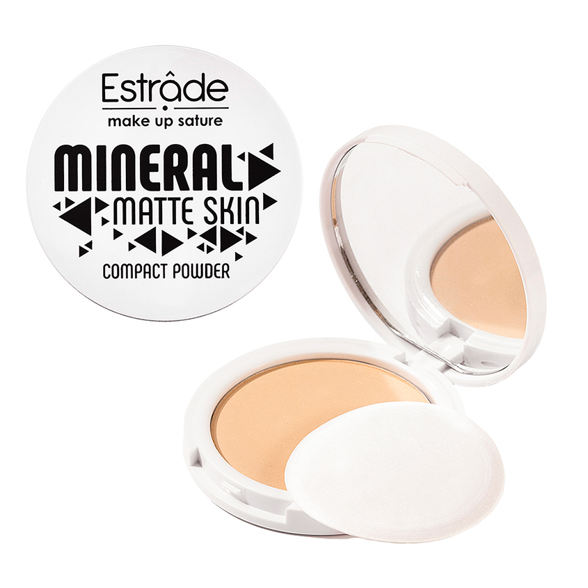 Estrade пудра компактная Минерал. матов.кожа (Mineral matte skin) тон21