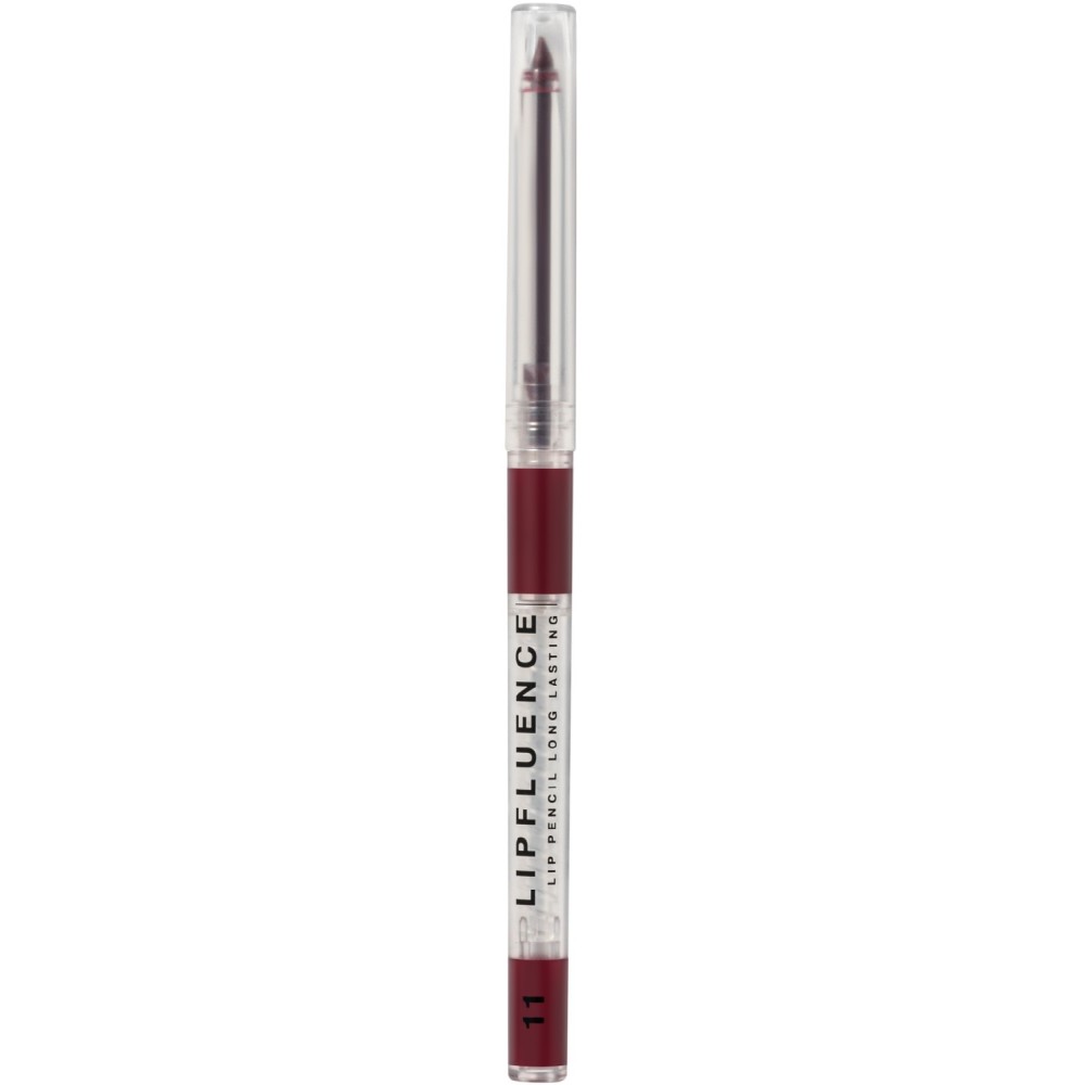 Карандаш для губ Influence Beauty Lipfluence, автоматический, гелевый, стойкий, тон: 11 бордовый, 0.28г