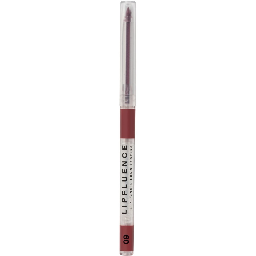Автоматический карандаш для губ Influence Beauty Lipfluence, гелевый, стойкий, тон 09: лиловый ягодный, 0.28г