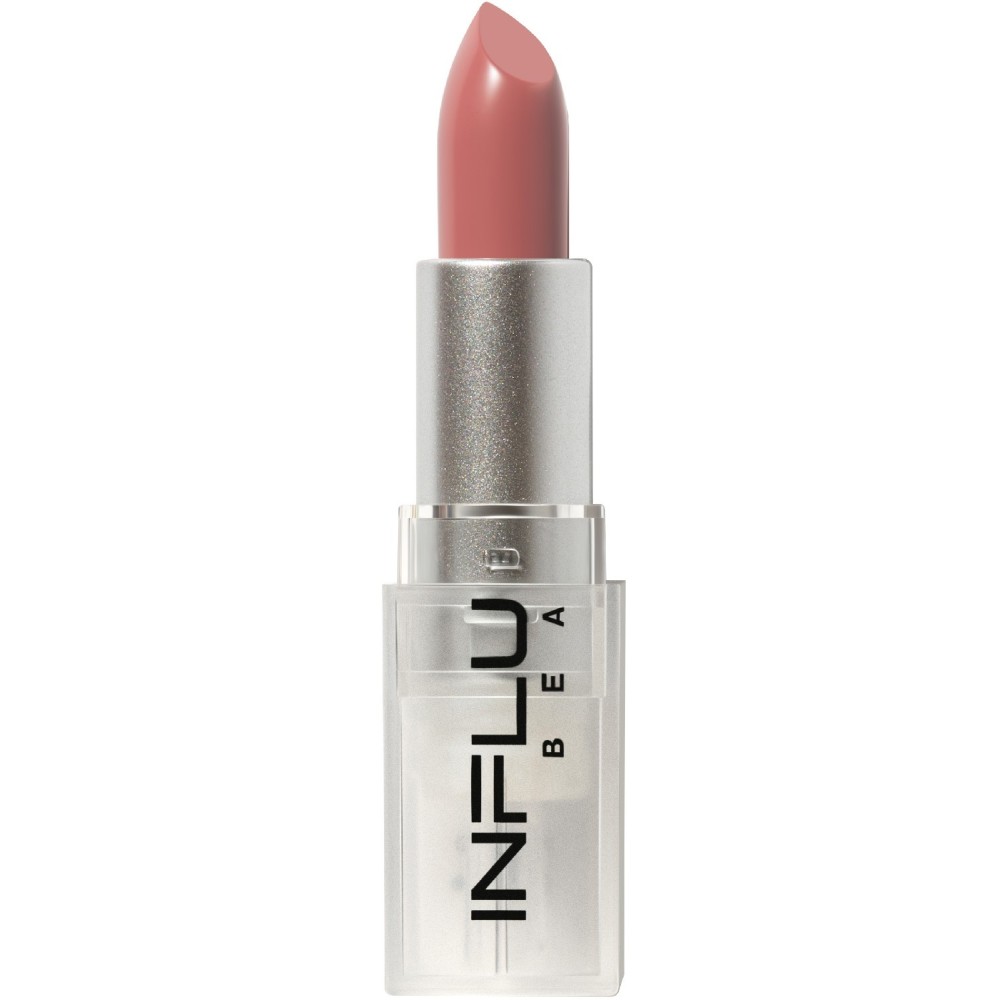 Помада-стик Influence Beauty, сатиновая полуматовая, тон: 13 нюд холодный темно-розовый, 4г