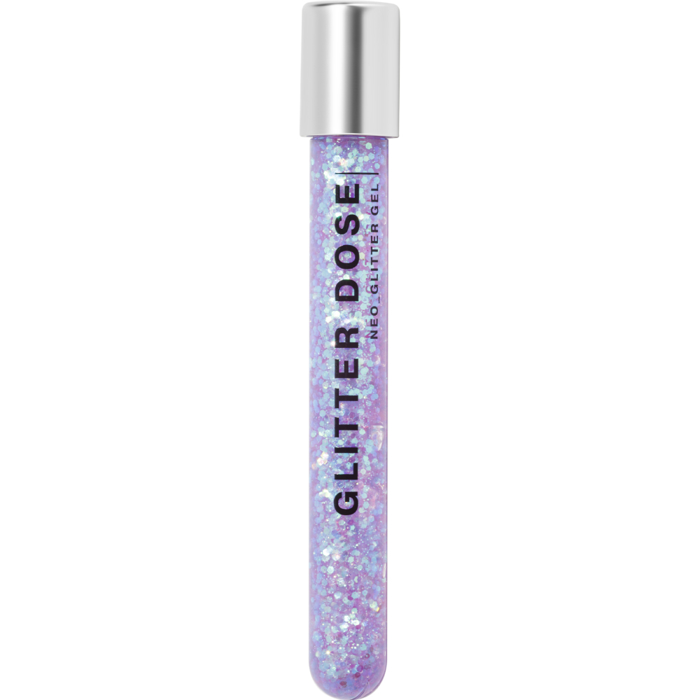 Глиттер на гелевой основе Influence Beauty Glitter Dose, тон: 06 фиолетовый, 7мл