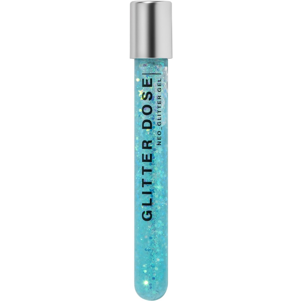 Глиттер на гелевой основе Influence Beauty Glitter Dose, тон: 05 голубо-лазурный, 7мл