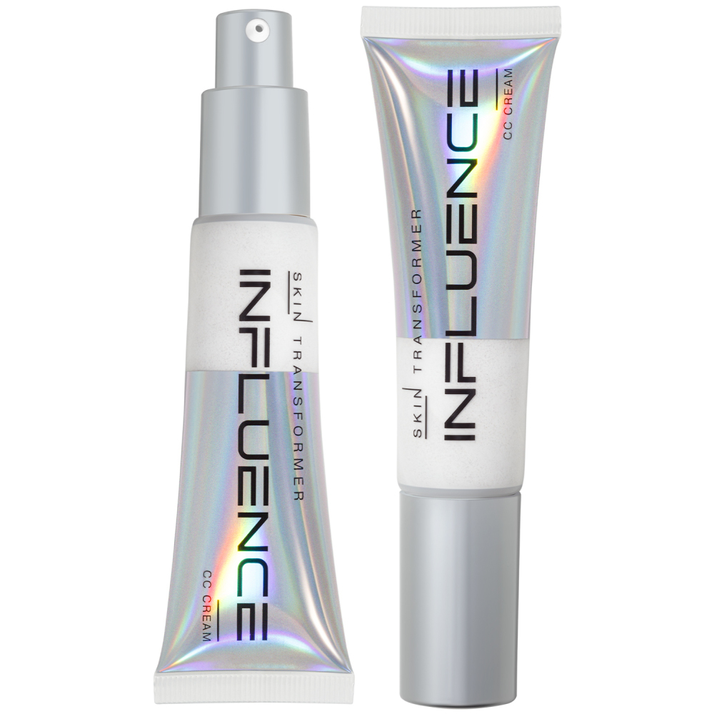 СС-крем для лица Influence Beauty Skin Transformer, тон 02: темно-бежевый, 25мл