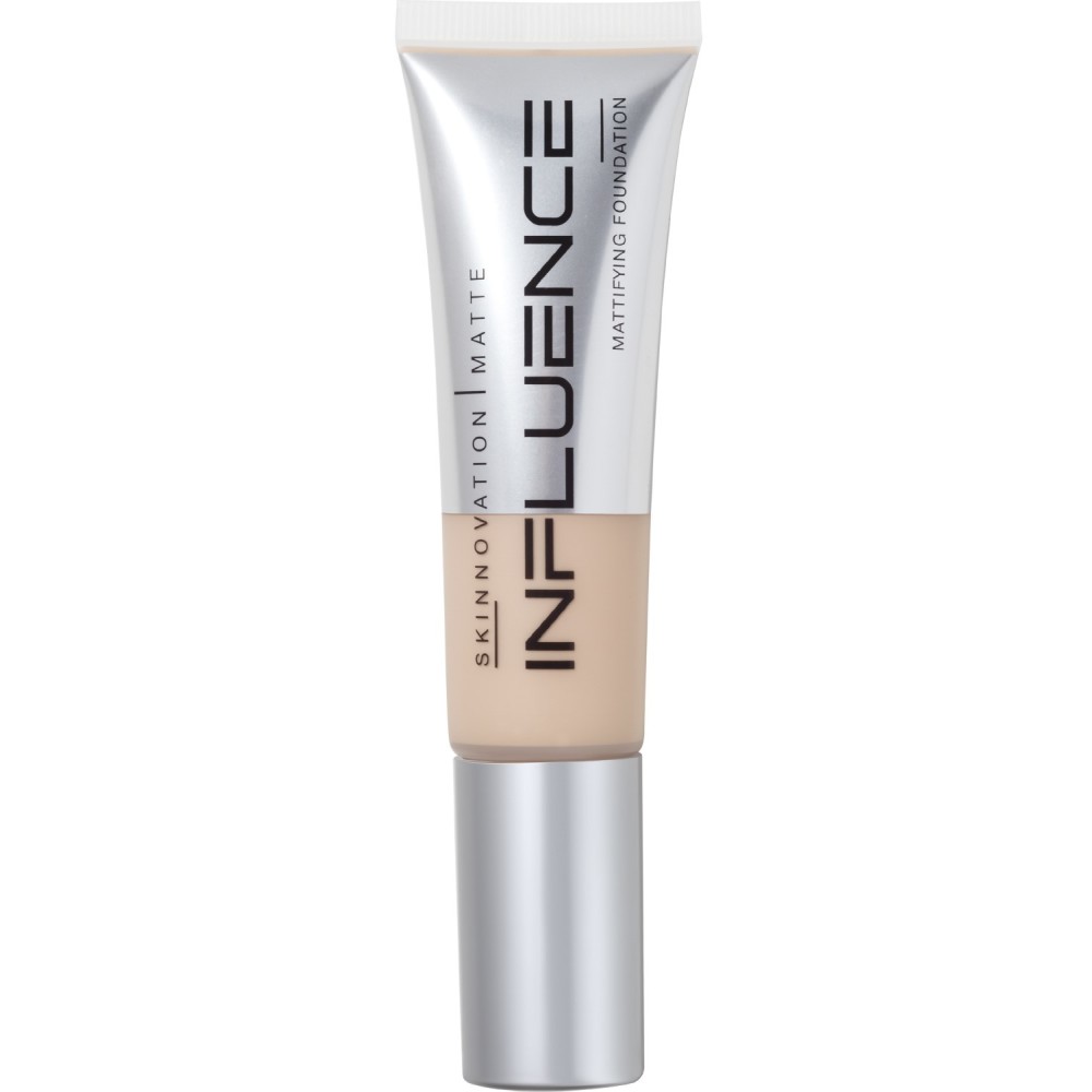 Тональная основа Influence Beauty Skinnovation Matte, матирующая, тон 02 светло-бежевый, 25мл