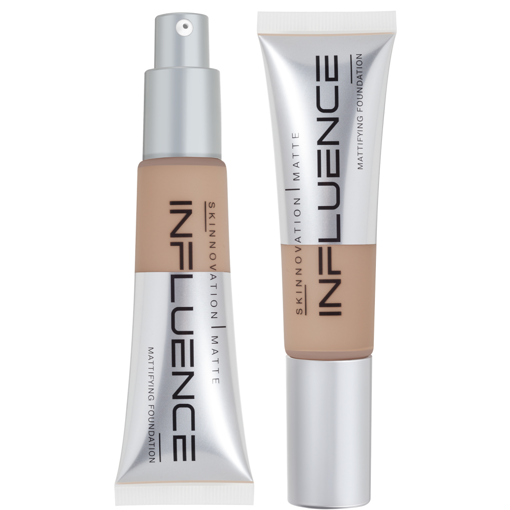 Тональная основа Influence Beauty Skinnovation Matte матирующая, тон: 05 темно-бежевый, 25мл