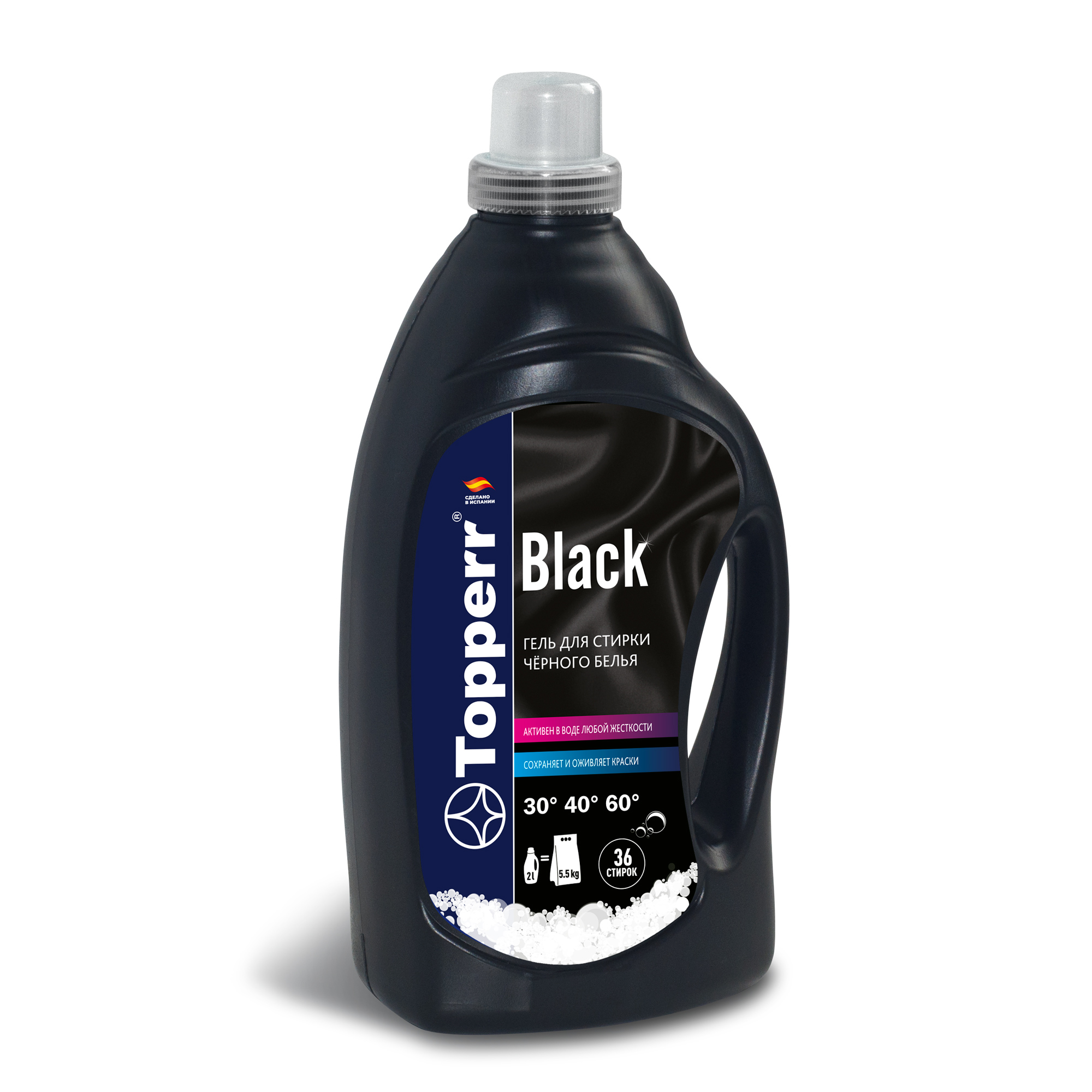 Гель для черного белья Topper Black, 2л