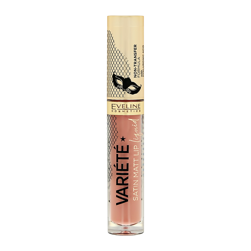 Губная помада Eveline Cosmetics Variete Perfect Matte, жидкая, матовая, тон: 10 Creme Brulee, 4.5 мл