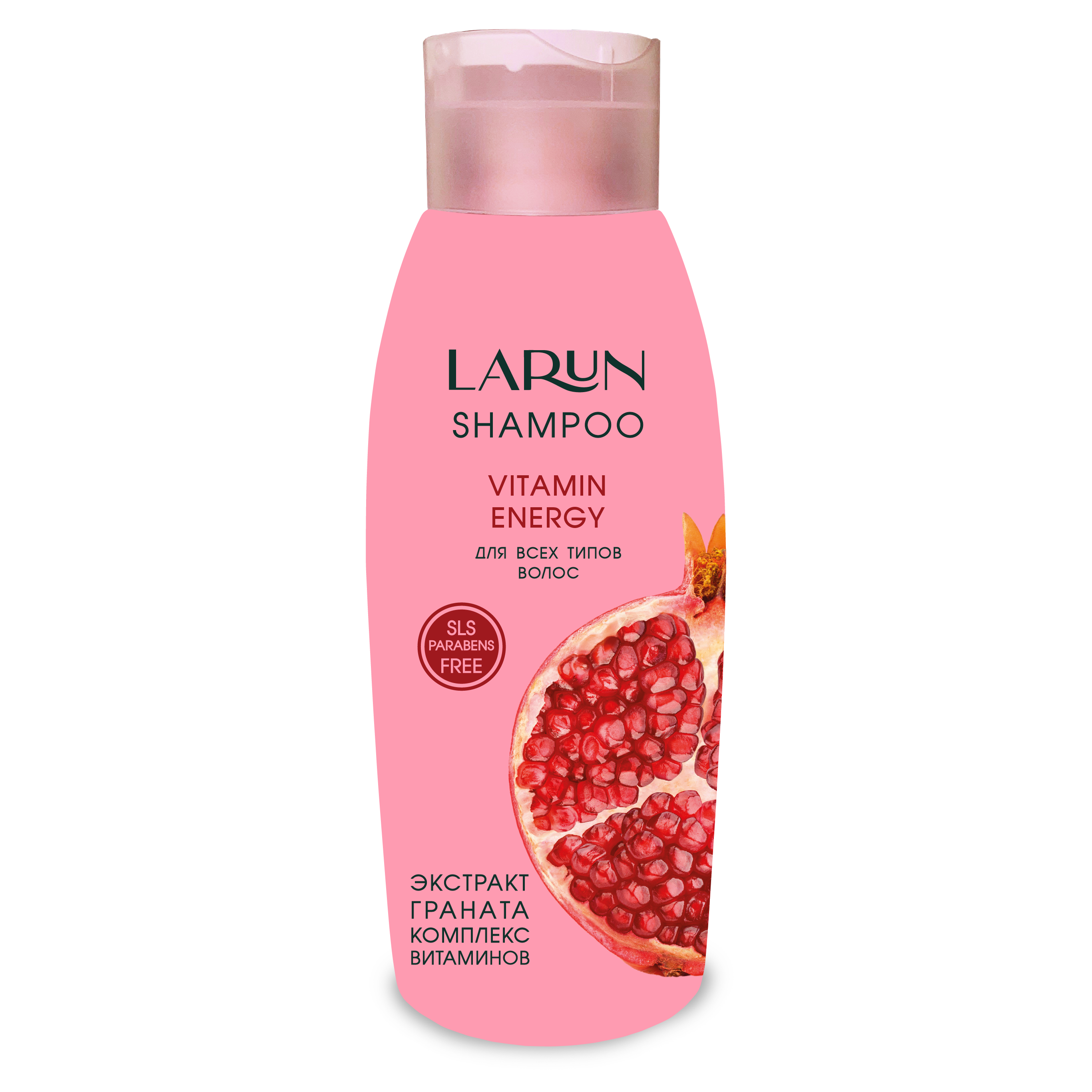 Шампунь Larun Vitamin Energy, для всех типов волос, 500мл