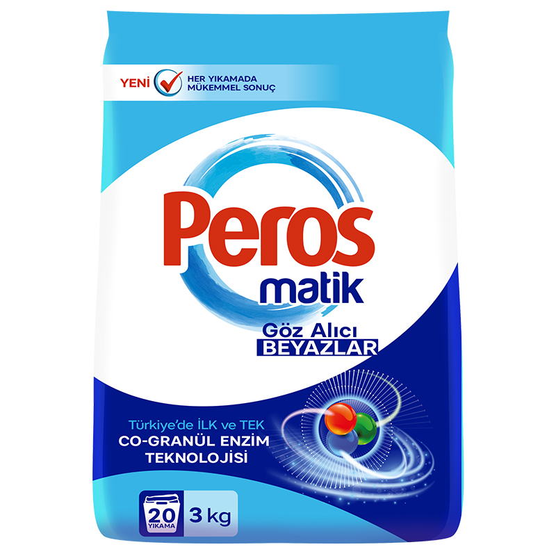 Стиральный порошок для белого Peros, 3кг