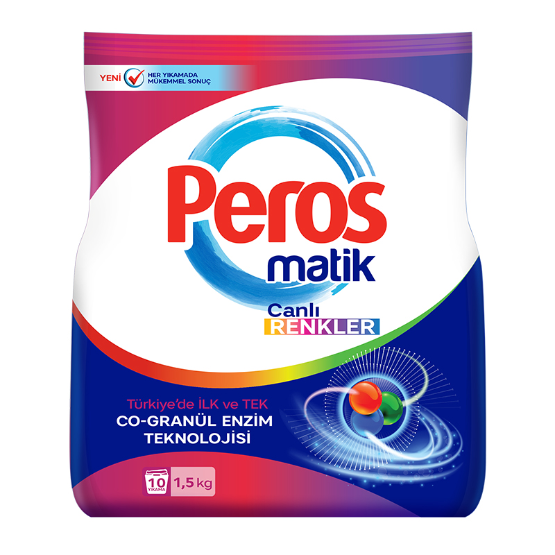 Стиральный порошок Peros для цветного, автомат, 1.5кг