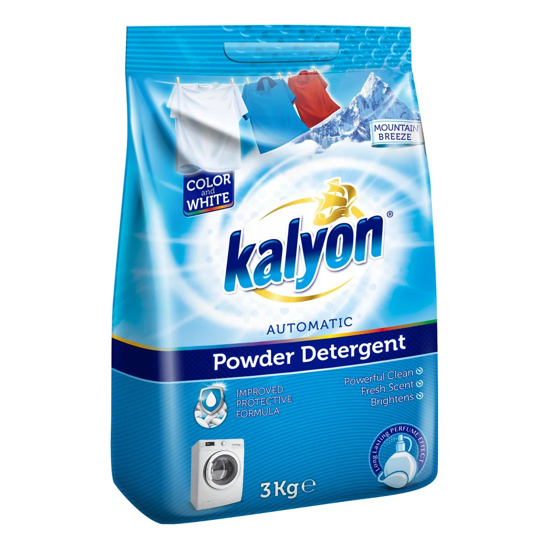Стиральный порошок автомат Kalyon, Горный Бриз, 3кг