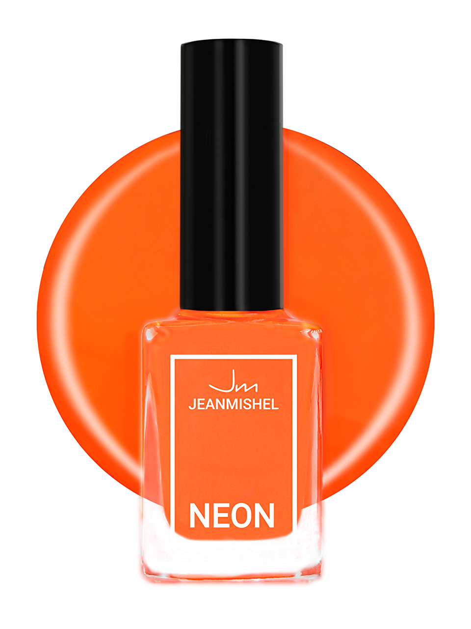 Лак для ногтей Jeanmishel Neon, тон: 323 Deep Orange, 6мл