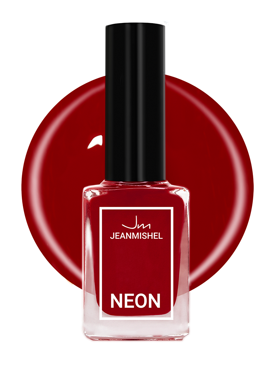 Лак для ногтей Jeanmishel Neon, тон: 396 Sweet cherry, 6мл