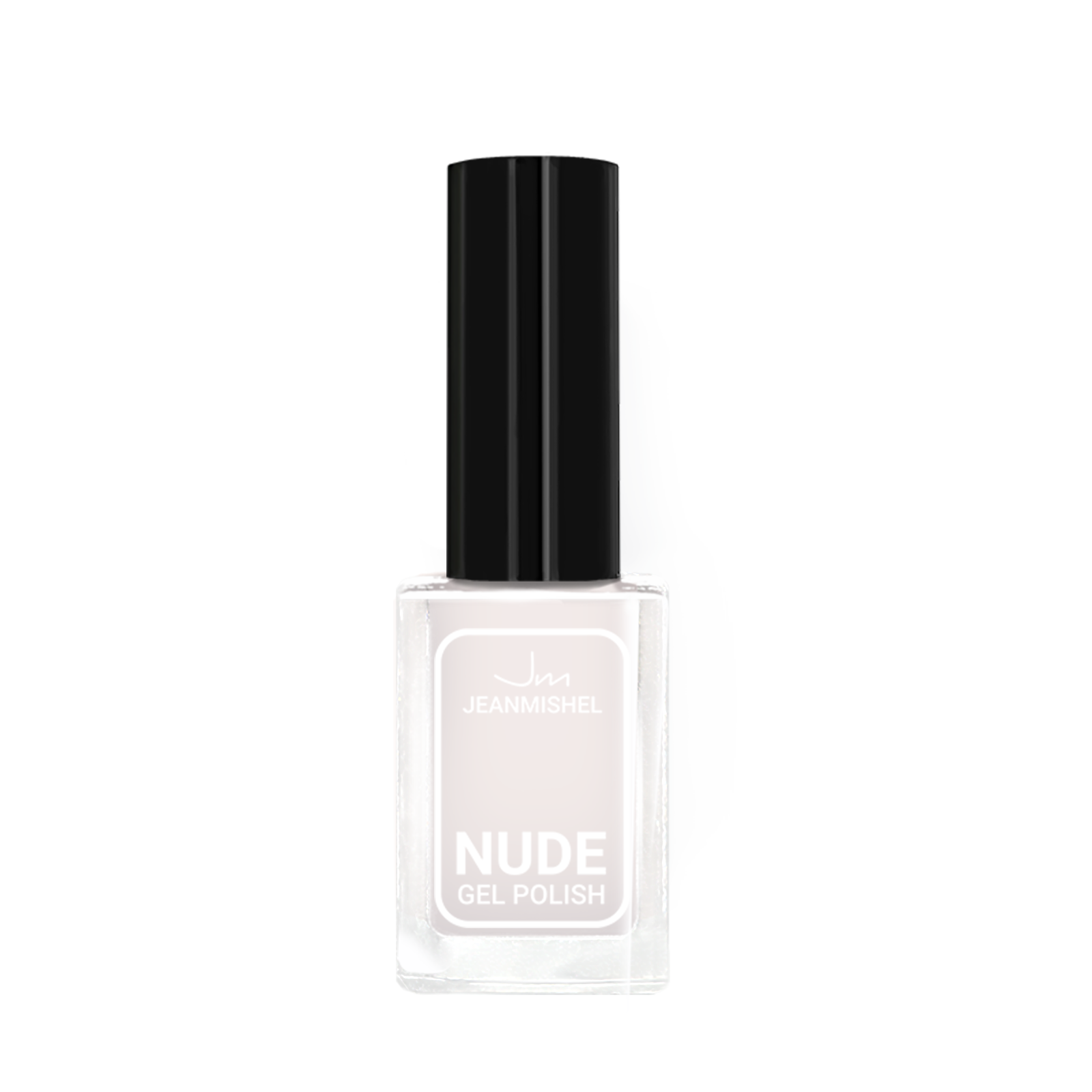 Лак для ногтей Jeanmishel Nude collection с эффектом геля, тон 101 белый, 12мл