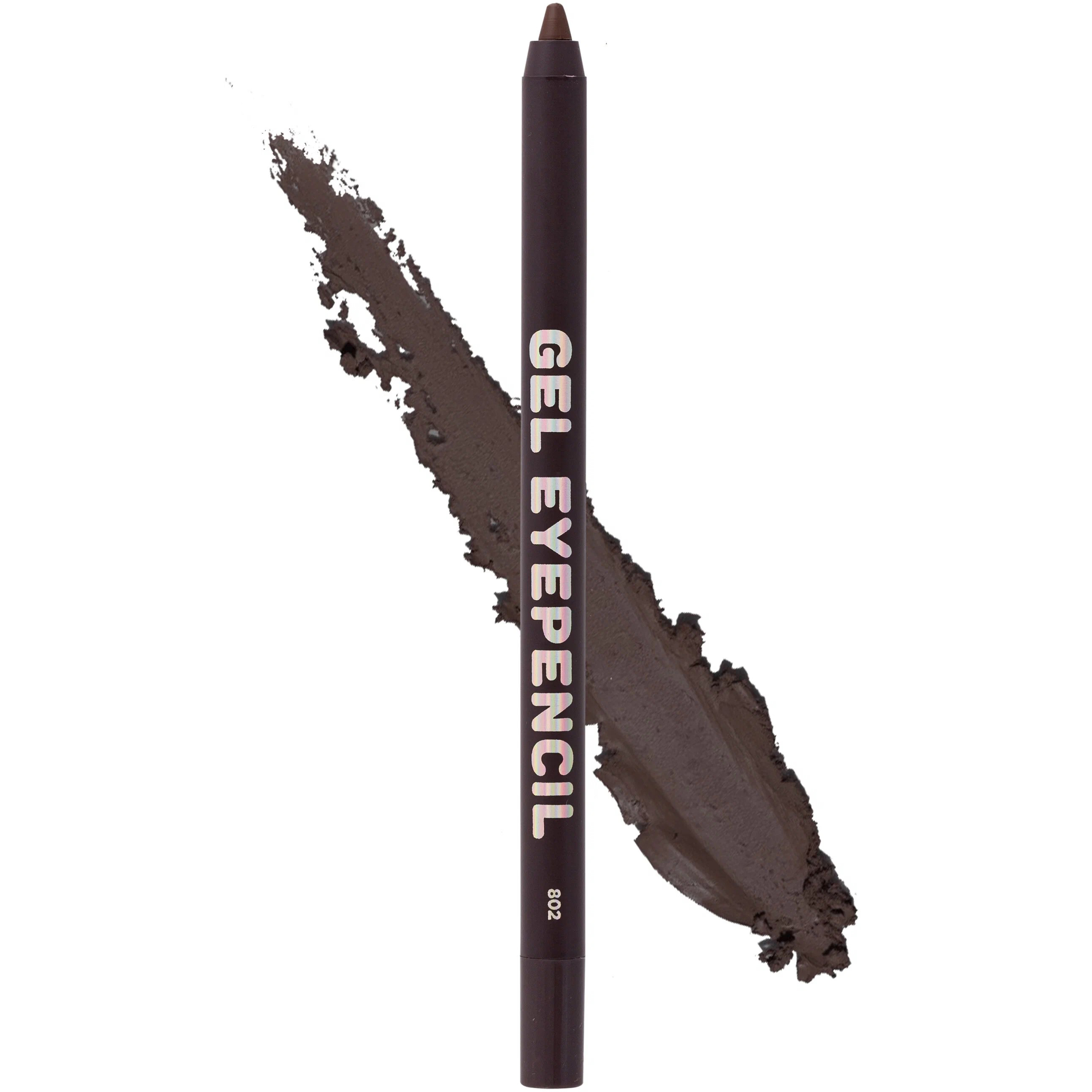 Карандаш для глаз гелевый Parisa Gel Eyepencil, тон 802 коричневый, 1.2г