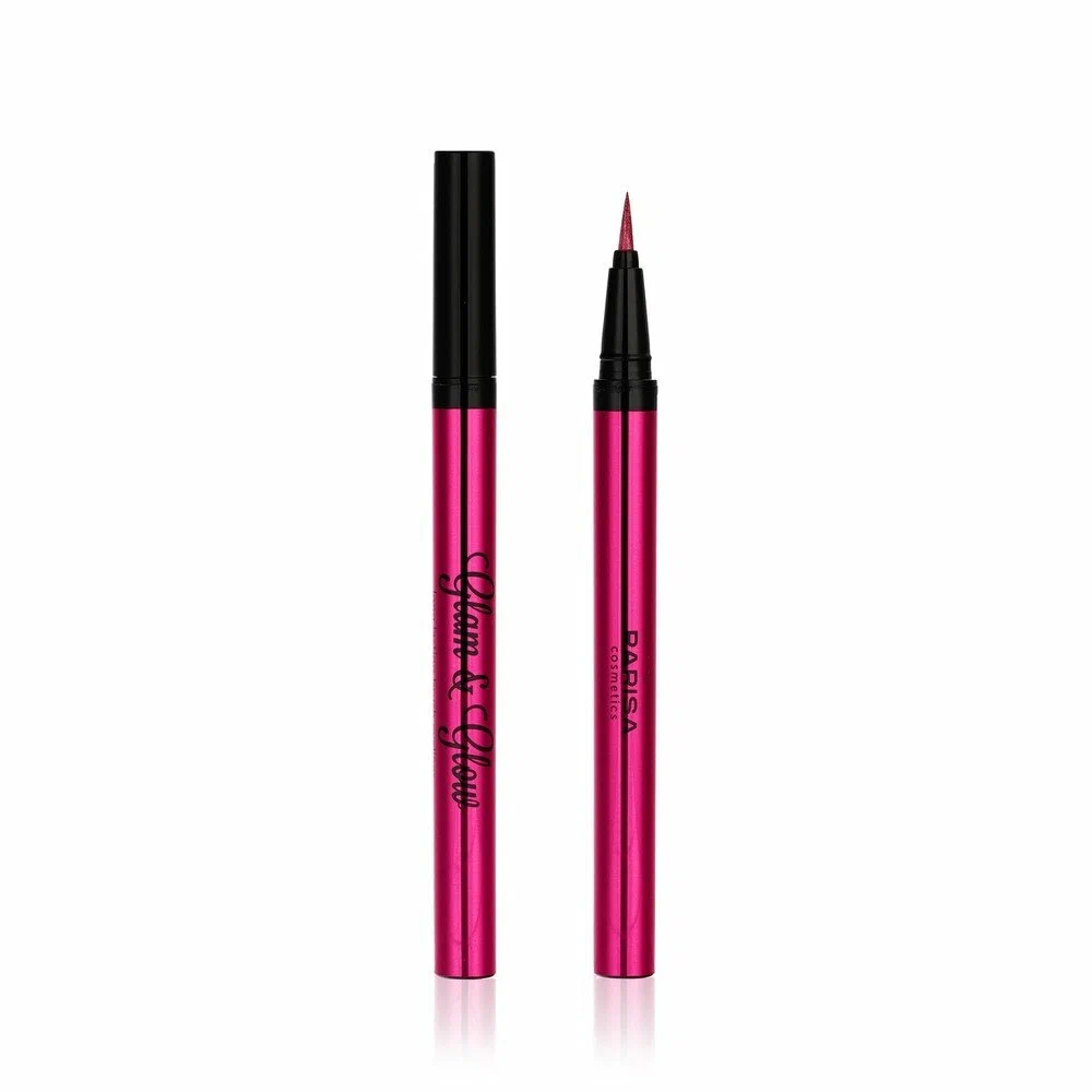 Подводка-лайнер для век Parisa Glam&Glow, тон 07 ярко-розовый, 1мл