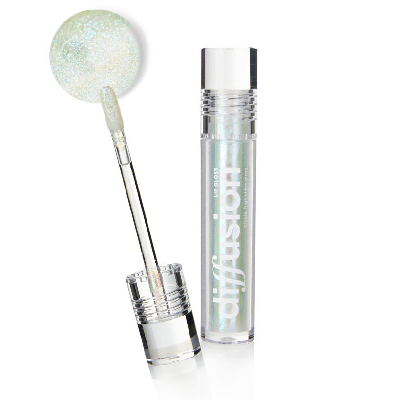 Блеск для губ Parisa Diffusion Lip Gloss Сияющий кристалл, тон 2 нежный изумруд, 4 мл
