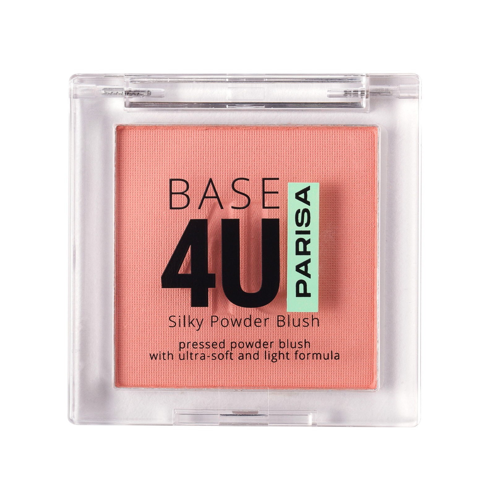 Румяна для лица Parisa Cosmetics Base 4U Silky Powder Blush, тон: 02 Pink matte, 5.2 г