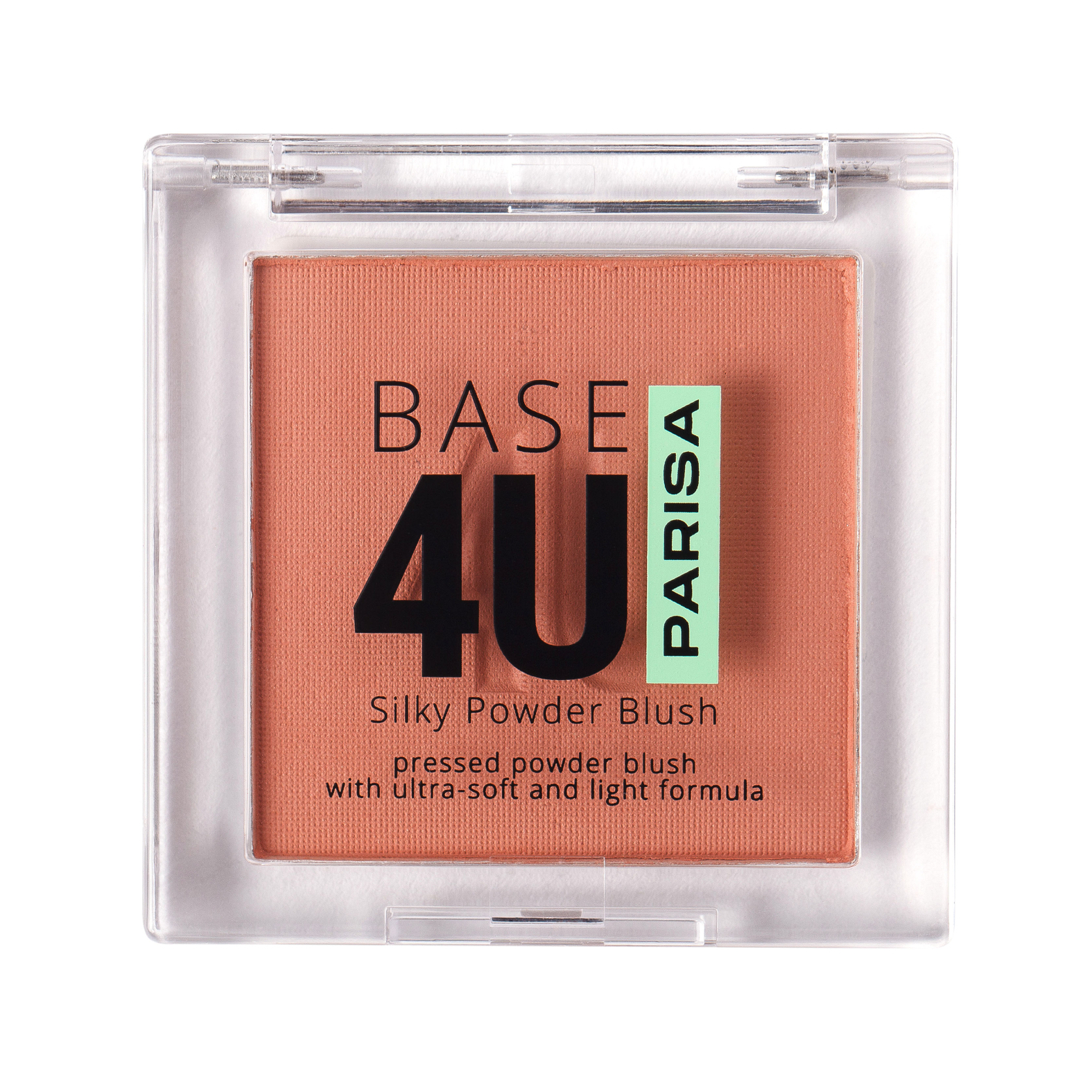 Румяна для лица Parisa Cosmetics Base 4U Silky Powder Blush, тон: 03 Brown matte, 5.2 г