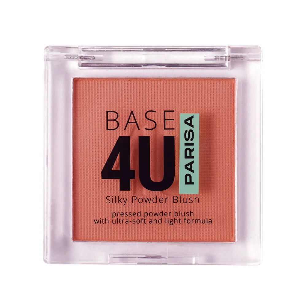 Румяна для макияжа лица Parisa Base 4U, тон 4: бежевый, 4 г