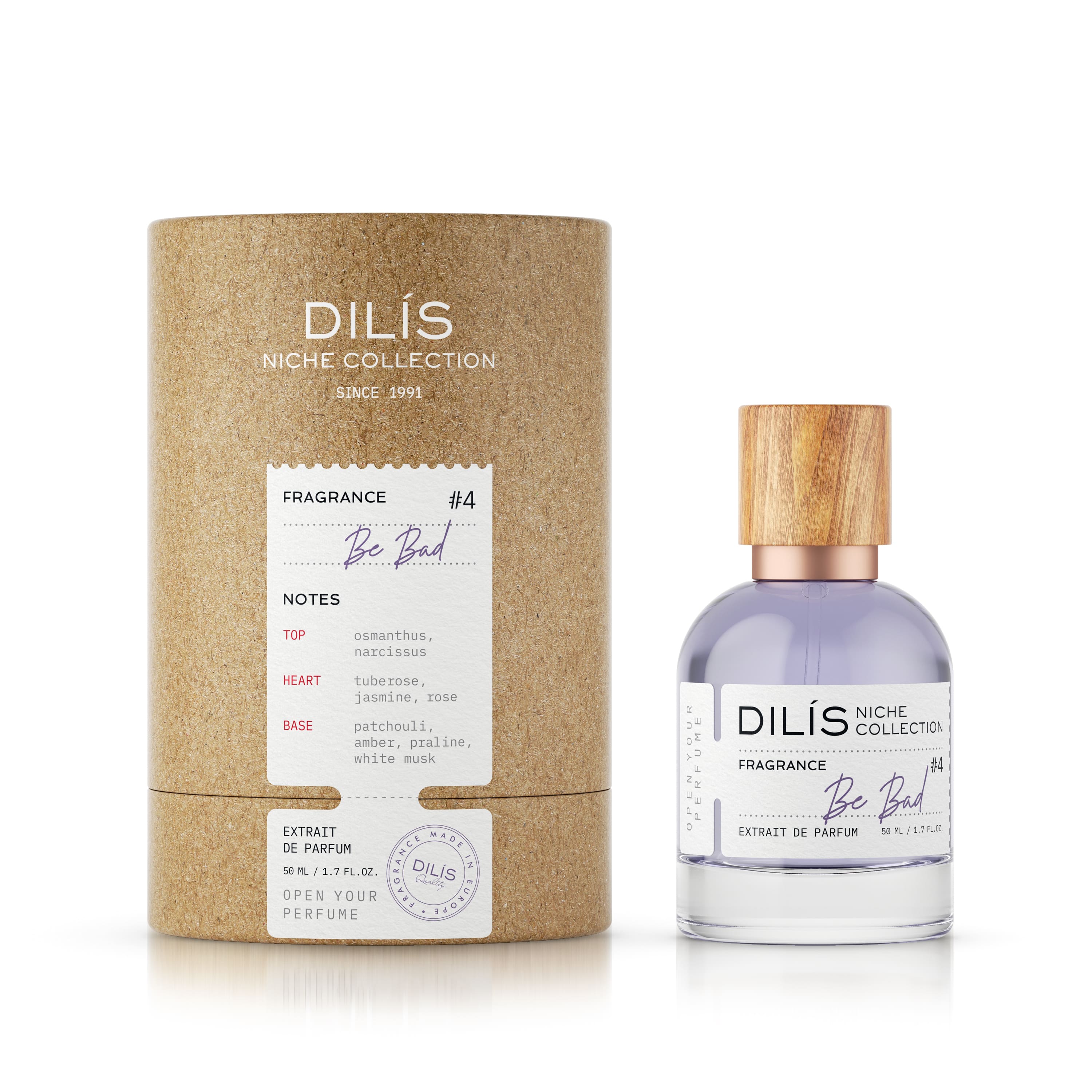 Духи для женщин Dilis Niche Collection Be Bad, 50 мл