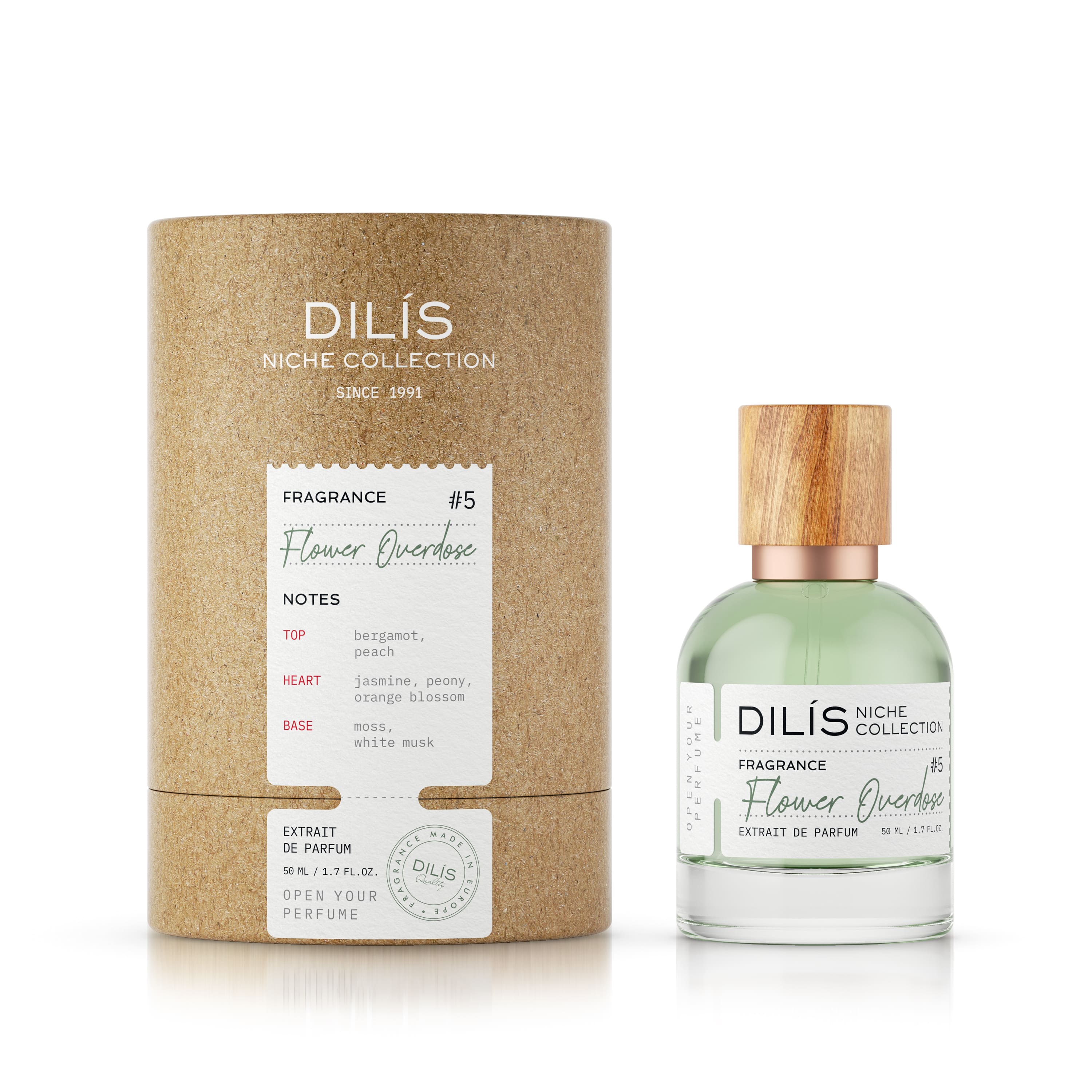 Духи для женщин Dilis Niche Collection Flower Overdose, 50 мл