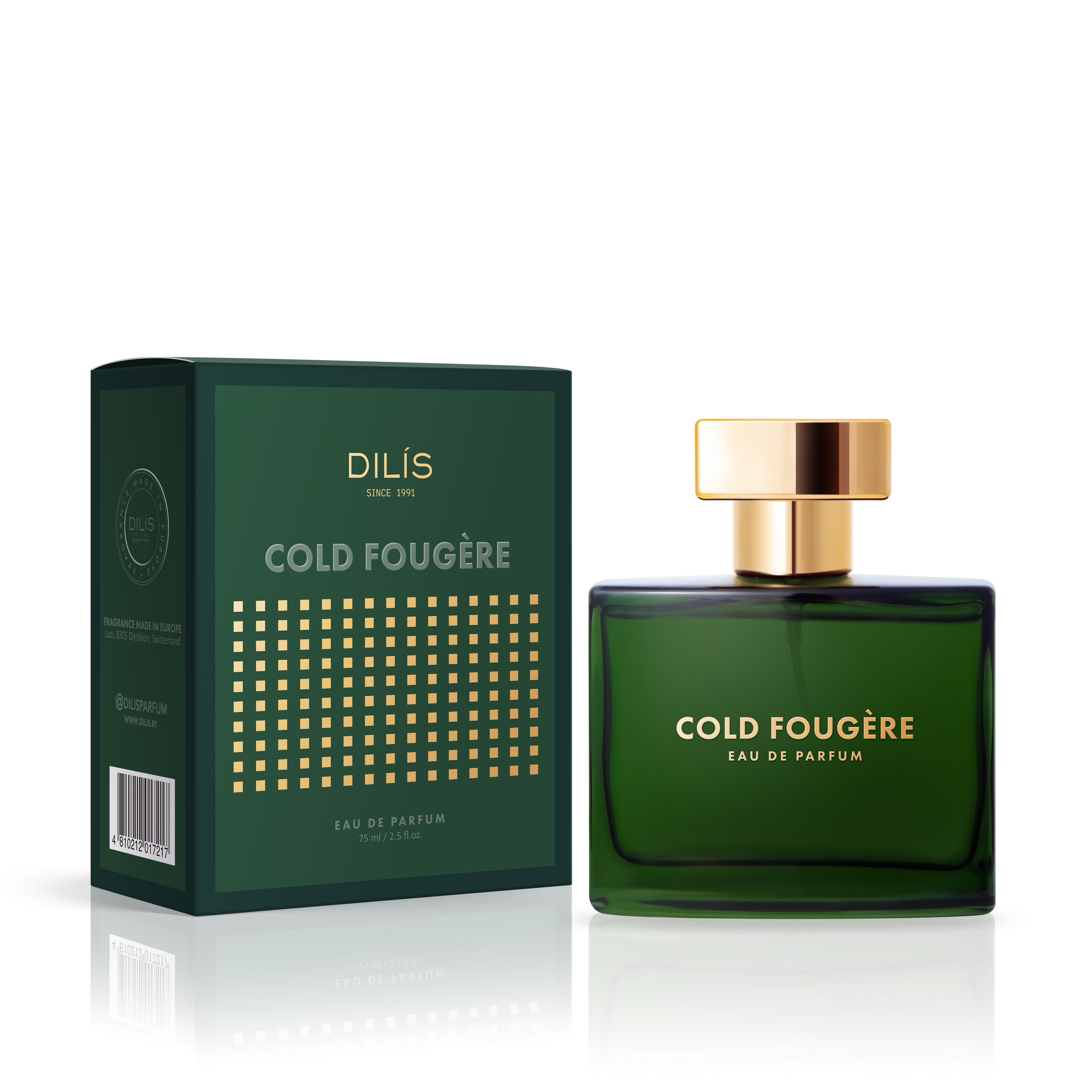 Парфюмерная вода мужская Dilis Nature Line Cold Fougere, 75мл