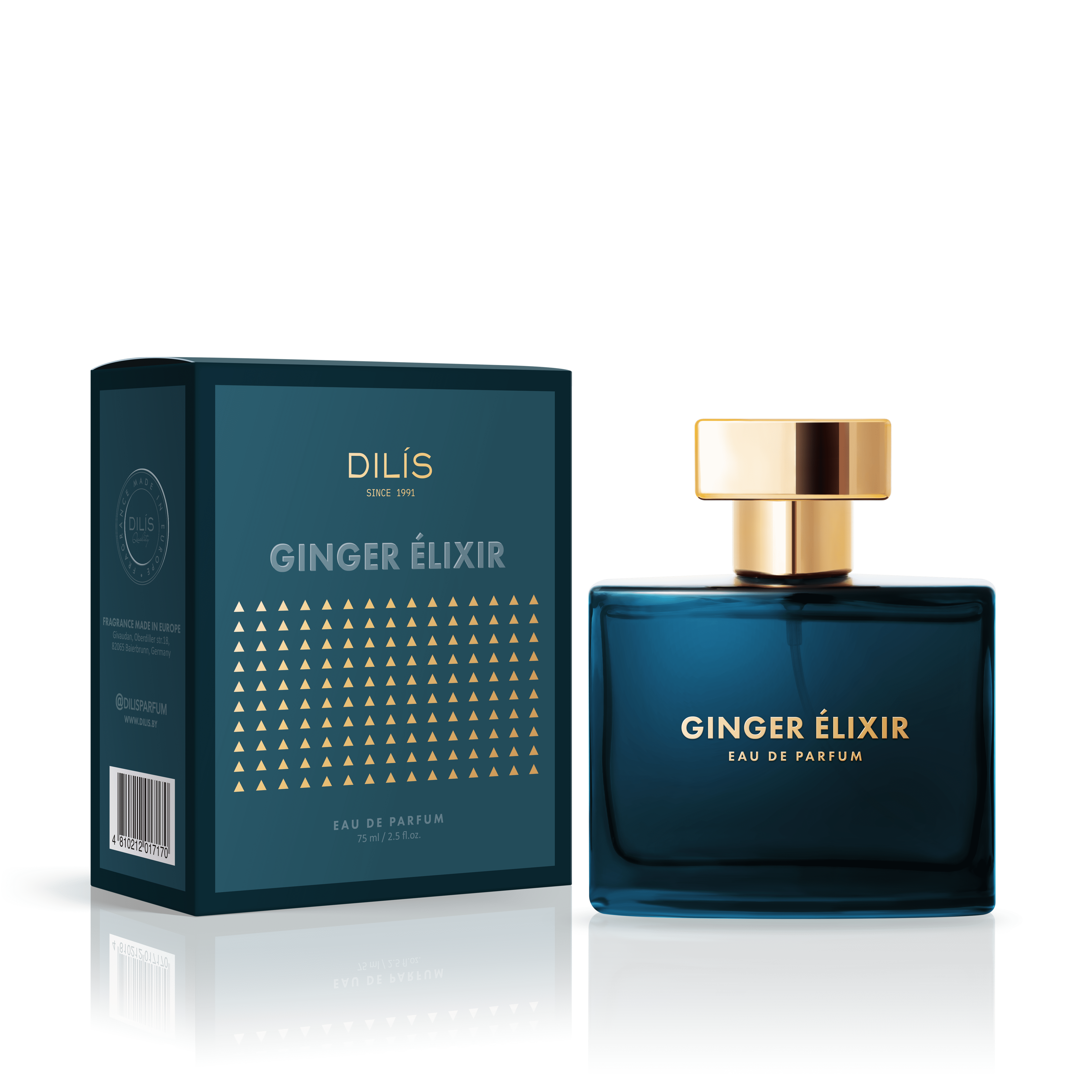Парфюмерная вода для мужчин Dilis Nature Line Ginger Elixir, 75 мл