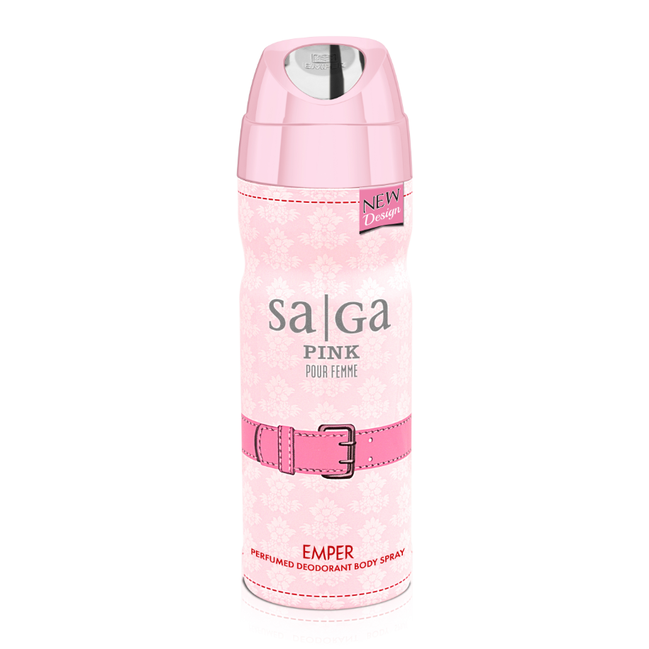 Парфюмированный женский дезодорант Emper Saga Pink, 200мл