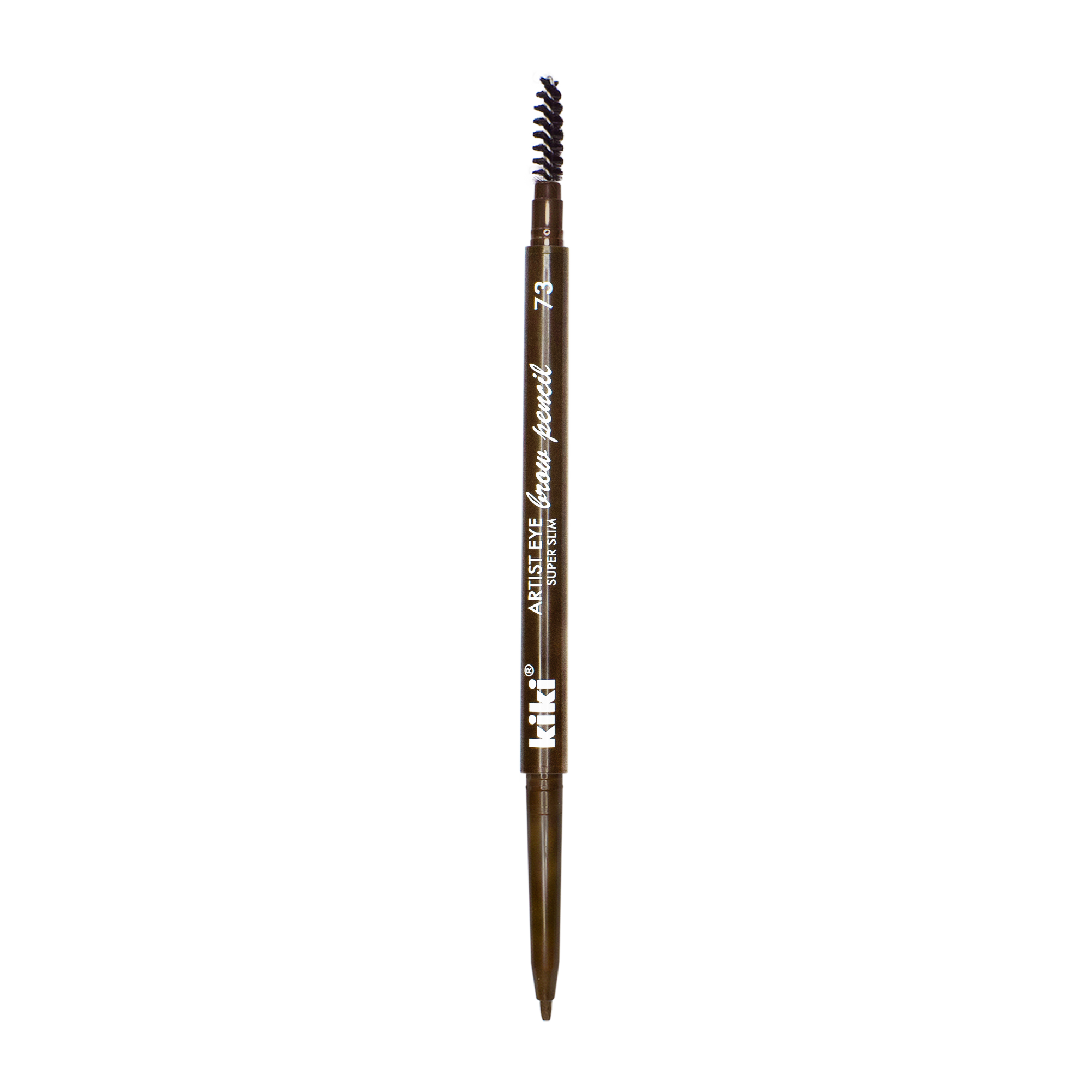 Карандаш для бровей Kiki Artist Eye super slim, тон: 73 молочный шоколад, 1г