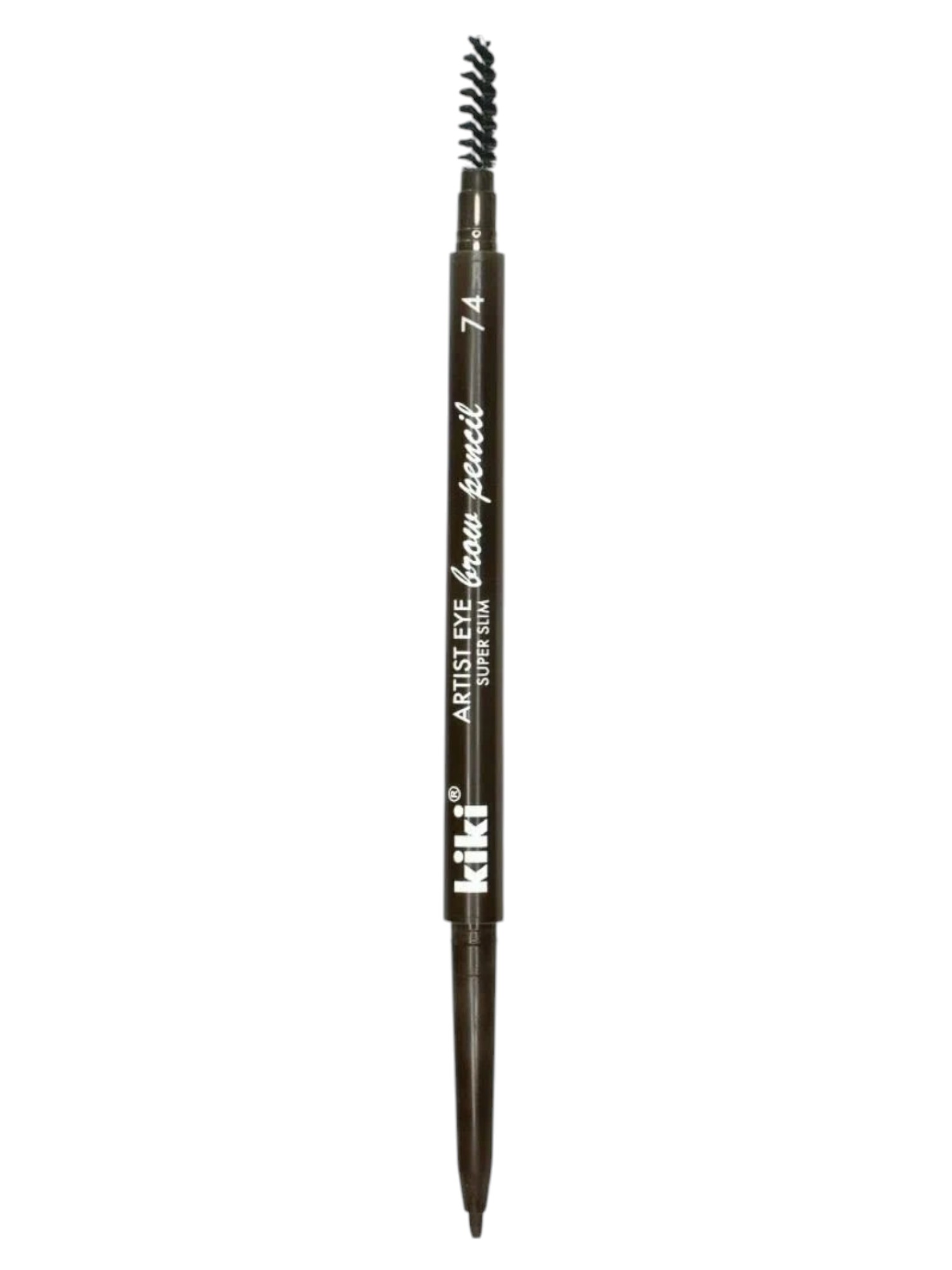 Карандаш для бровей Kiki Artist Eye Super Slim, механический, тон: 74 темный шоколад, 0.3г