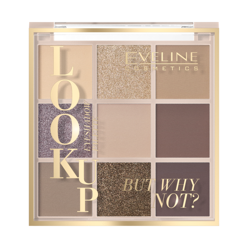 Палетка теней для век Eveline Cosmetics Look Up But why not?, 9 тонов